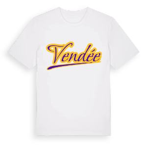 Vendée baseball t-shirt – ekologisk bomull t-shirt från Pinshirt