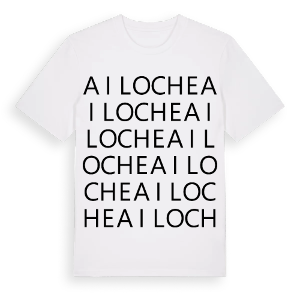 Ailoche ordlek t-shirt – ekologisk bomull t-shirt från Pinshirt