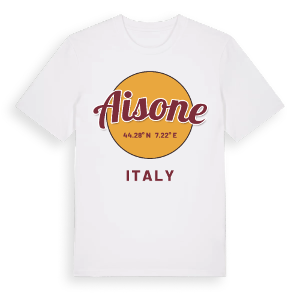 Aisone cirkel t-shirt – ekologisk bomull t-shirt från Pinshirt