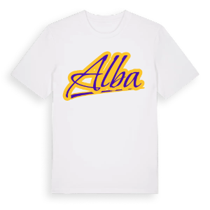 Alba baseball t-shirt – ekologisk bomull t-shirt från Pinshirt