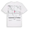 Albiano d'Ivrea karta t-shirt