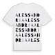 Alessandria ordlek t-shirt