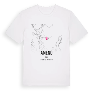 Ameno karta t-shirt – ekologisk bomull t-shirt från Pinshirt