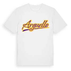 Arguello baseball t-shirt – ekologisk bomull t-shirt från Pinshirt