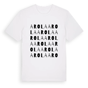Arola ordlek t-shirt – ekologisk bomull t-shirt från Pinshirt