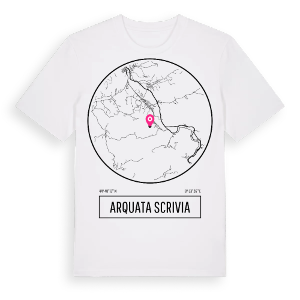 Arquata Scrivia t-shirt – ekologisk bomull t-shirt från Pinshirt
