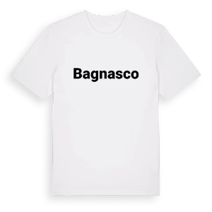 Bagnasco fetstil t-shirt – ekologisk bomull t-shirt från Pinshirt