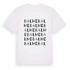 Balme ordlek t-shirt – ekologisk bomull t-shirt från Pinshirt