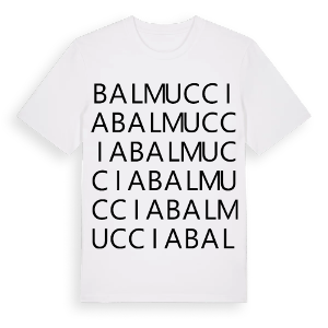 Balmuccia ordlek t-shirt – ekologisk bomull t-shirt från Pinshirt