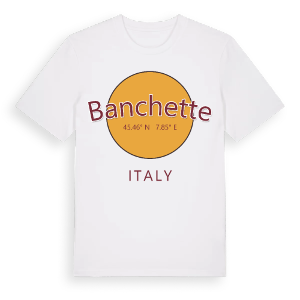 Banchette cirkel t-shirt – ekologisk bomull t-shirt från Pinshirt