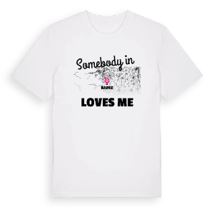 Någon i Barge älskar mig t-shirt – ekologisk bomull t-shirt från Pinshirt