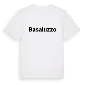 Basaluzzo fetstil t-shirt – ekologisk bomull t-shirt från Pinshirt