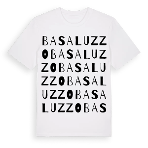 Basaluzzo ordlek t-shirt – ekologisk bomull t-shirt från Pinshirt