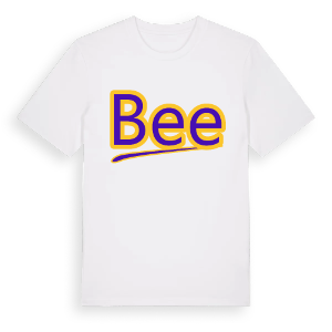 Bee baseball t-shirt – ekologisk bomull t-shirt från Pinshirt