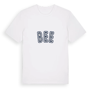 Bee college t-shirt – ekologisk bomull t-shirt från Pinshirt