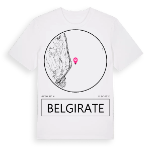 Belgirate t-shirt – ekologisk bomull t-shirt från Pinshirt