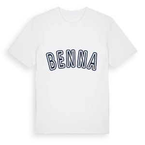 Benna college t-shirt – ekologisk bomull t-shirt från Pinshirt