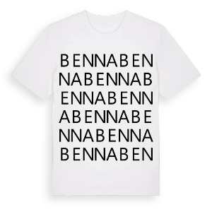 Benna ordlek t-shirt – ekologisk bomull t-shirt från Pinshirt