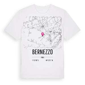 Bernezzo karta t-shirt – ekologisk bomull t-shirt från Pinshirt