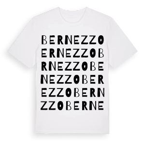 Bernezzo ordlek t-shirt – ekologisk bomull t-shirt från Pinshirt