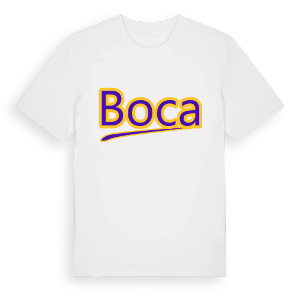 Boca baseball t-shirt – ekologisk bomull t-shirt från Pinshirt