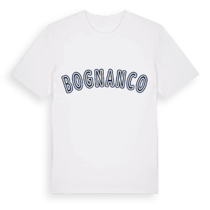 Bognanco college t-shirt – ekologisk bomull t-shirt från Pinshirt