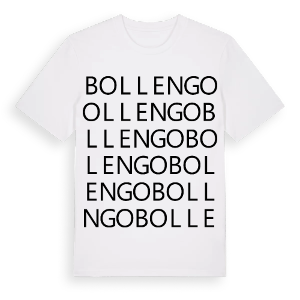 Bollengo ordlek t-shirt – ekologisk bomull t-shirt från Pinshirt