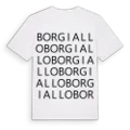 Borgiallo ordlek t-shirt