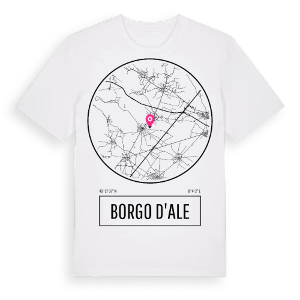 Borgo d'Ale t-shirt – ekologisk bomull t-shirt från Pinshirt