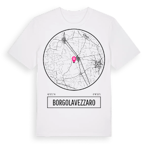 Borgolavezzaro t-shirt – ekologisk bomull t-shirt från Pinshirt