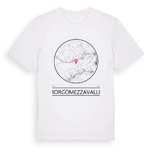 Borgomezzavalle t-shirt – ekologisk bomull t-shirt från Pinshirt