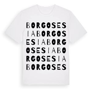 Borgosesia ordlek t-shirt – ekologisk bomull t-shirt från Pinshirt