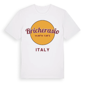 Bricherasio cirkel t-shirt – ekologisk bomull t-shirt från Pinshirt