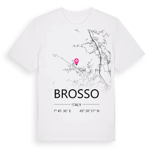 Brosso karta t-shirt – ekologisk bomull t-shirt från Pinshirt