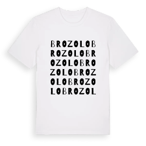 Brozolo ordlek t-shirt – ekologisk bomull t-shirt från Pinshirt