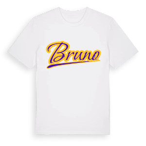 Bruno baseball t-shirt – ekologisk bomull t-shirt från Pinshirt