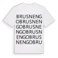 Brusnengo ordlek t-shirt