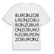 Buronzo ordlek t-shirt