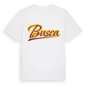 Busca baseball t-shirt – ekologisk bomull t-shirt från Pinshirt