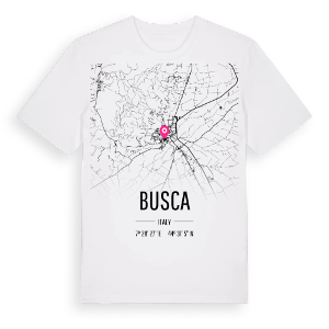 Busca karta t-shirt – ekologisk bomull t-shirt från Pinshirt