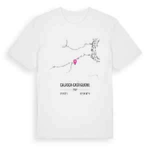Calasca-Castiglione karta t-shirt – ekologisk bomull t-shirt från Pinshirt