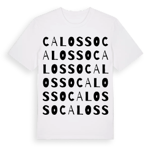 Calosso ordlek t-shirt – ekologisk bomull t-shirt från Pinshirt