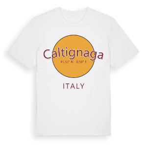 Caltignaga cirkel t-shirt – ekologisk bomull t-shirt från Pinshirt