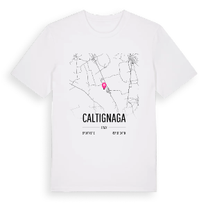 Caltignaga karta t-shirt – ekologisk bomull t-shirt från Pinshirt