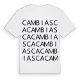 Cambiasca ordlek t-shirt