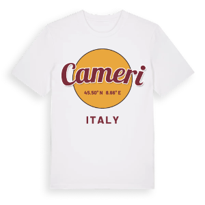 Cameri cirkel t-shirt – ekologisk bomull t-shirt från Pinshirt