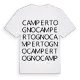 Campertogno ordlek t-shirt