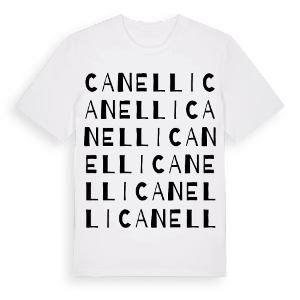 Canelli ordlek t-shirt – ekologisk bomull t-shirt från Pinshirt