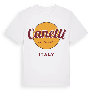 Canelli cirkel t-shirt – ekologisk bomull t-shirt från Pinshirt