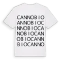 Cannobio ordlek t-shirt
